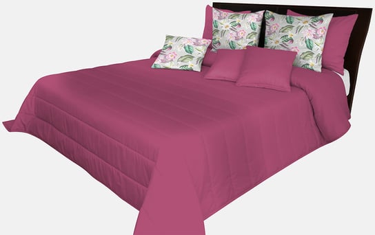 Narzuta pikowana na łóżko amarantowa NMN-004 Mariall Mariall Design