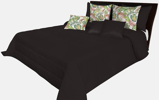 Narzuta pikowana na łóżko czarna NMN-009 Mariall Mariall Design
