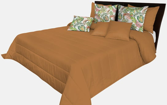 Narzuta pikowana na łóżko karmelowa NMN-001 Mariall Mariall Design