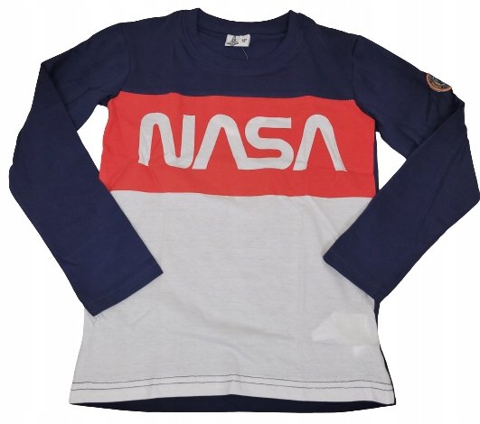 NASA Bluzka Dziecięca Longsleve 152 / 12A Bawełna EplusM
