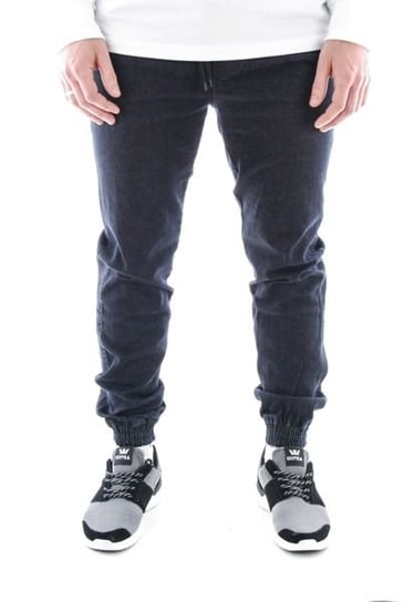 Nasa Hustla, Spodnie męskie jogger jeans, granatowy, rozmiar L Nasa Hustla