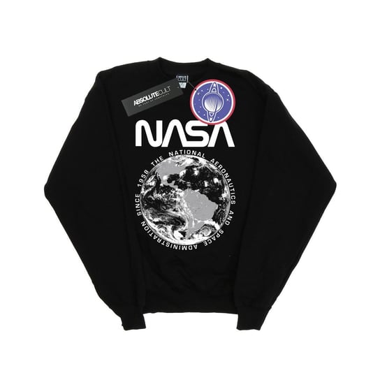 NASA Męska Bluza Planet Earth (XXL (193cm) / Czarny) NASA