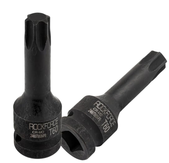 Nasadka bit głowica IMBUS TORX udarowa T60 1/2"  stal Cr-Mo RockForce Rock Force