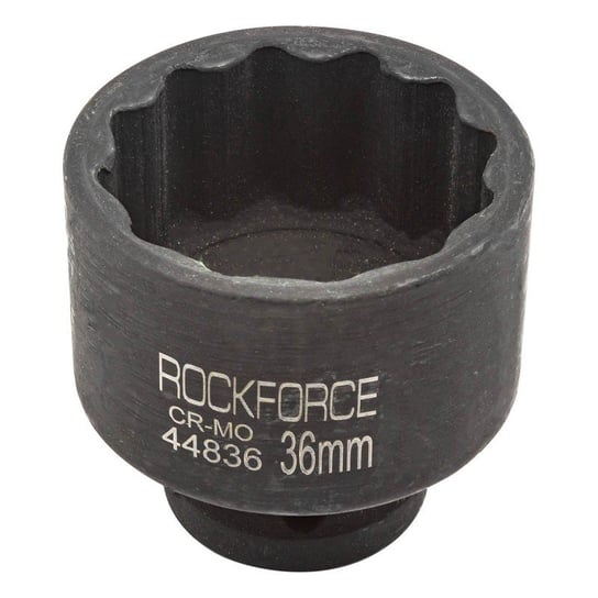 Nasadka głowica udarowa 36mm 1/2" 12-kątna stal Cr-Mo Rockforce Rock Force