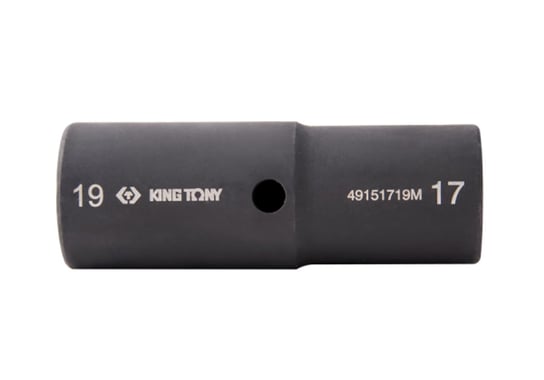 NASADKA UDAROWA DWUSTRONNA 1/2" 21mm / 23mm x 77mm, 6-kąt King Tony KING TONY