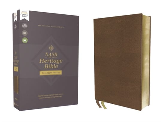 NASB, Heritage Bible, Passaggio Setting, Leathersoft, Brown, 1995 Text, Comfort Print Zondervan