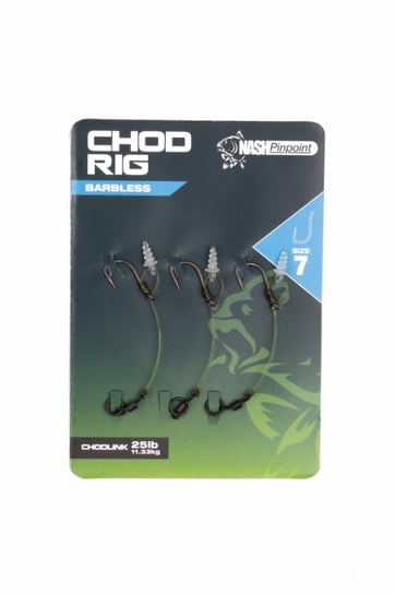 Nash Chod Rig Size 7 Barbless - T6307 nash tackle