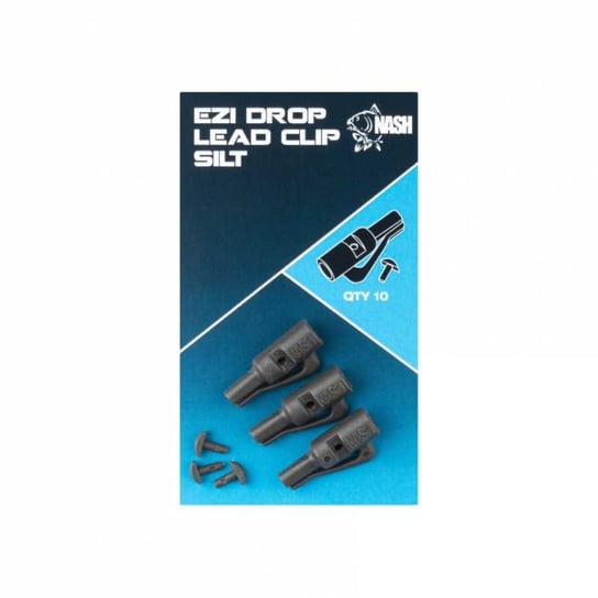 Nash Ezi Drop Lead Clip Silt - T8763 nash tackle