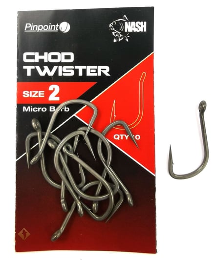 Nash Haczyki Chod Twister 4 Zadziorowe 10Szt nash tackle