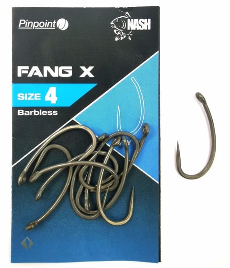 Nash Haczyki Fang X 4 Bezzadziorowe 10Szt nash tackle