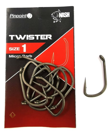 Nash Haczyki Twister 1 Zadziorowe 10Szt nash tackle