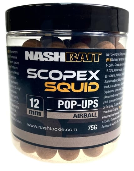 Nash Kulki Pop-Up Scopex Squid 12Mm nash tackle