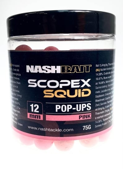 Nash Kulki Pop-Up Scopex Squid Różowe 12Mm nash tackle