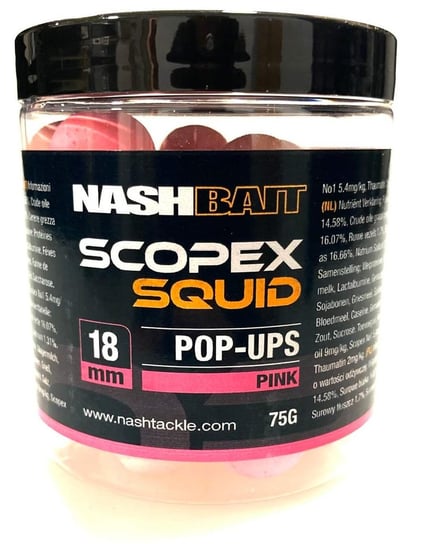 Nash Kulki Pop-Up Scopex Squid Różowe 18Mm nash tackle