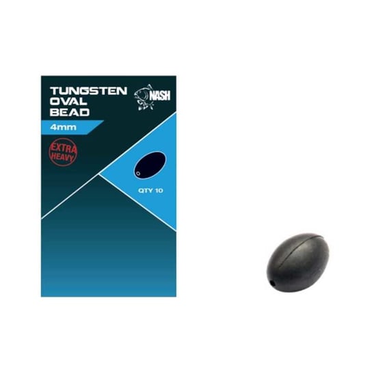 Nash Tungsten Oval Bead 4Mm - T8711 nash tackle