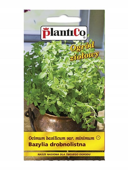Nasiona Bazylia Wonna Drobnolistna 0,5 Gram Plantico PlantiCo