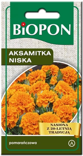 Nasiona Biopon - Aksamitka Niska Pomarańczowa 1G BIOPON