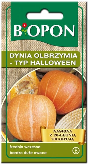 Nasiona Biopon - Dynia Olbrzymia Typ Halloween 3G BIOPON
