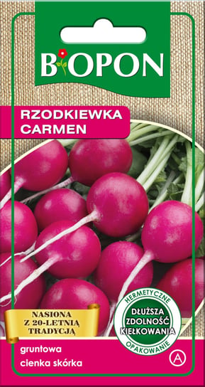 Nasiona Biopon - Rzodkiewka Carmen 5G BIOPON