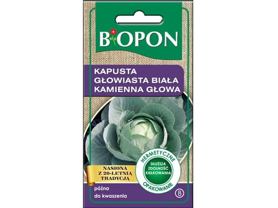 Nasiona Kapusta biała Kamienna głowa Biopon 1454 Biopon