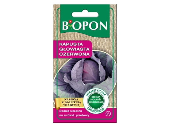 Nasiona kapusta głowiasta czerwona Biopon 1455 Biopon