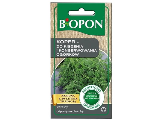 Nasiona koper ogrodowy do ogórków Biopon 1459 Biopon