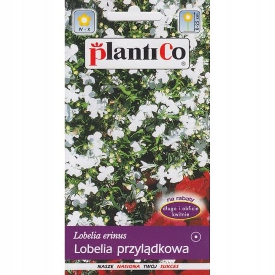 Nasiona Lobelia Przylądkowa Biała- White 0,2 G Plantico PlantiCo