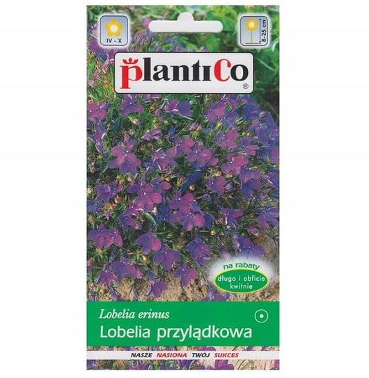 Nasiona Lobelia Przylądkowa Fioletowa - Mitternachtsblau 0,2 G Plantico PlantiCo