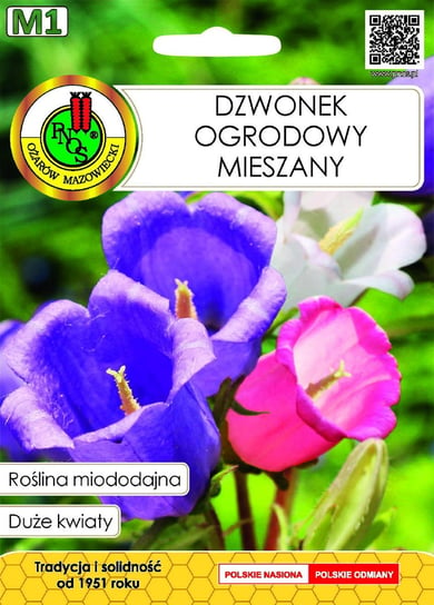 Nasiona miododajne Dzwonek ogrodowy mieszany .M1 1g PNOS