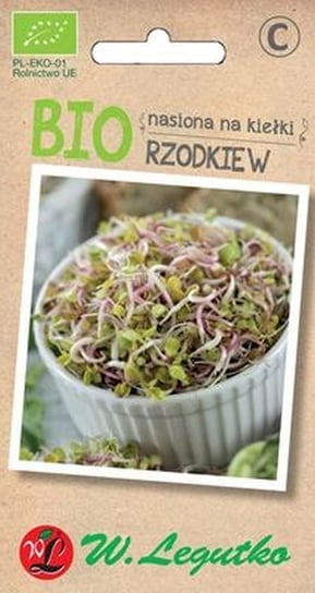 Nasiona na kiełki - Rzodkiew BIO 10 g Inny producent