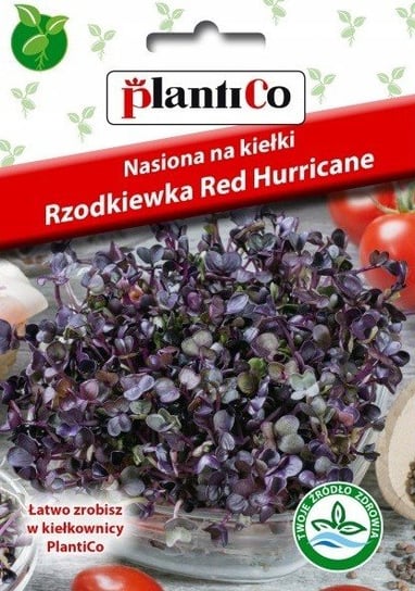 Nasiona na kiełki - Rzodkiewka czerwona 10g PlantiCo PlantiCo