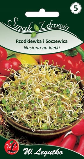 Nasiona Na Kiełki, Rzodkiewka I Soczewica, 30G W. Legutko