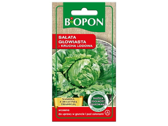 Nasiona sałata lodowa głowiasta krucha Biopon 1492 Biopon