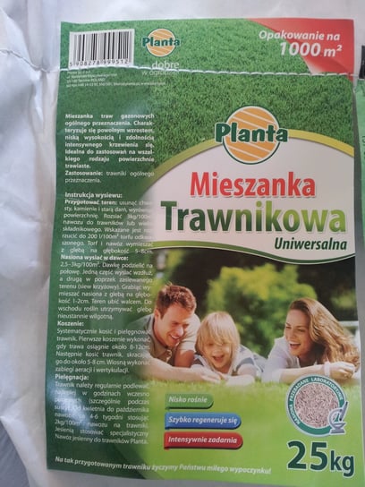 Nasiona traw MIESZANKA TRAWNIKOWA Planta 25kg Planta