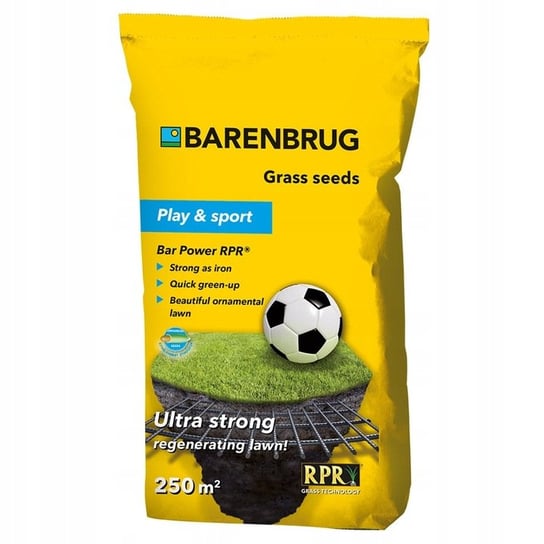 Nasiona trawy BARENBRUG BAR POWER RPR trawa sportowa 5kg Barenbrug