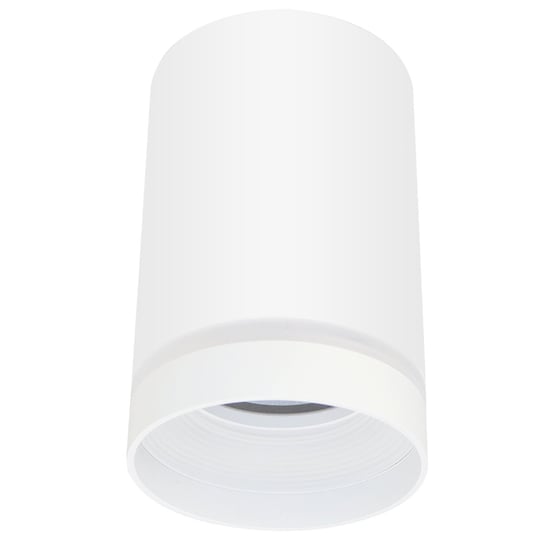 Nasufitowa lampa minimalistyczna Fabri metalowa do pokoju biała POLUX
