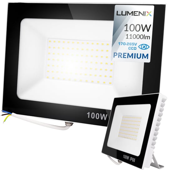 Naświetlacz LED CCD 100W 11000lm NEUTRALNA Lumenix DLED