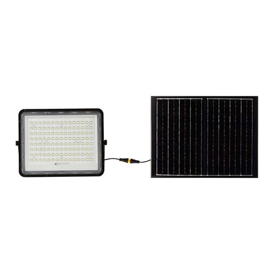 Naświetlacz LED Solarny V-TAC 20W Pilot, AUTO, Timer, IP65 Czarny VT-180W 6400K 1800lm V-TAC