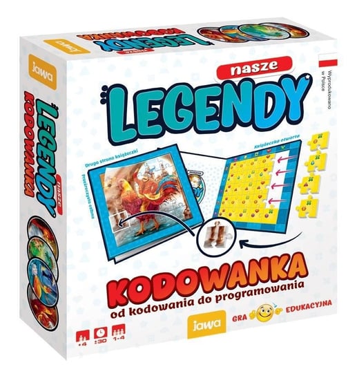 Nasze Legendy Kodowanka, gra planszowa, rodzinna, Jawa Jawa