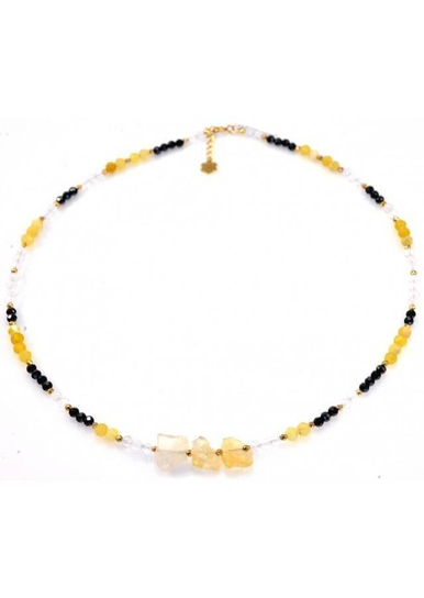 Naszyjnik Cytryn Opal 925 UPOMINKARNIA