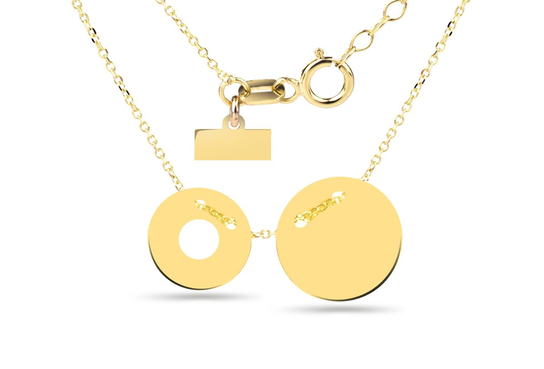 NASZYJNIK GWIAZD CELEBRYTKA RING 333 Goldmark