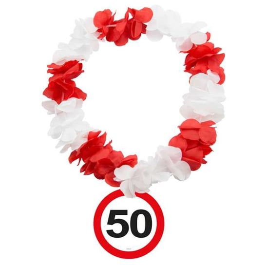 Naszyjnik hawajski, "50 Traffic Birthday " Folat