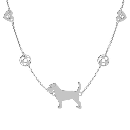 Naszyjnik Jack Russell Terrier serce GRAWER - MEJK Jewellery Radziszewska