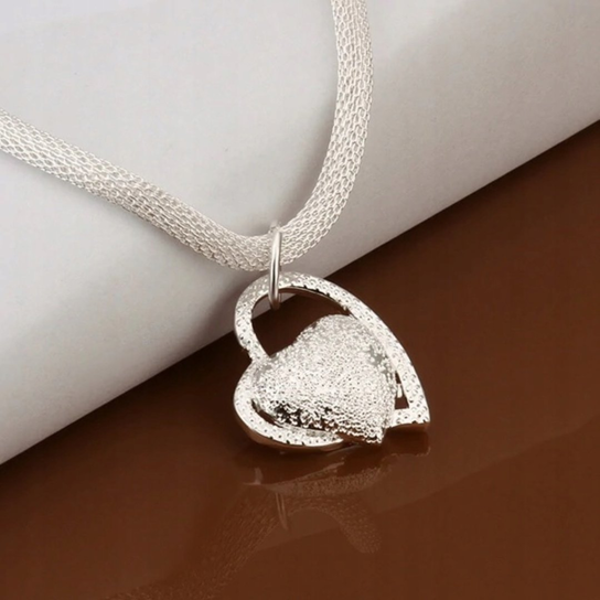 Naszyjnik Silver Heart Elegance Orvella