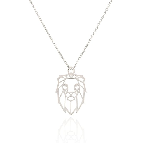 Naszyjnik srebrny z ażurowym lwem 50 CM LUO
