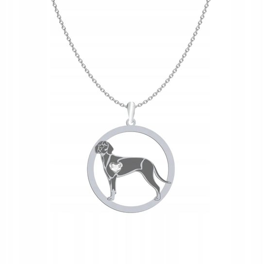 Naszyjnik Srebrny z psem Polish Hunting Dog 925 GRAWER DEDYKACJA GRATIS Mejk Jewellery