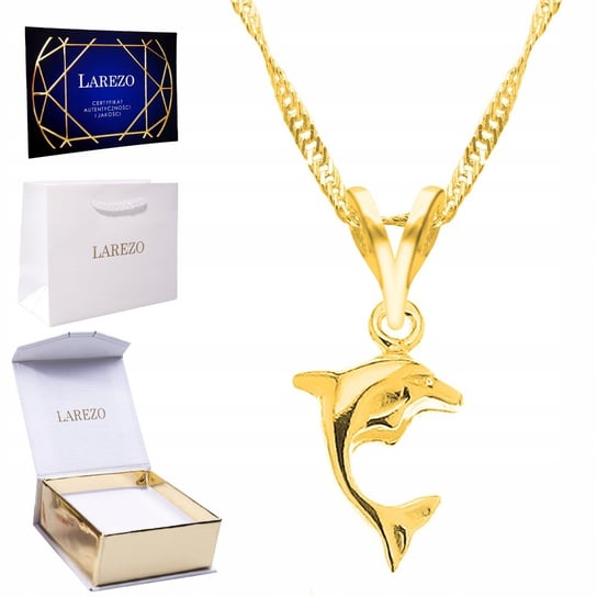 Naszyjnik złoty łańcuszek 925 Delfin Zwierzę Inna marka