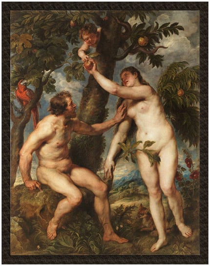 Naszywka Adam i Ewa Peter Paul Rubens Szyjemy Sztukę