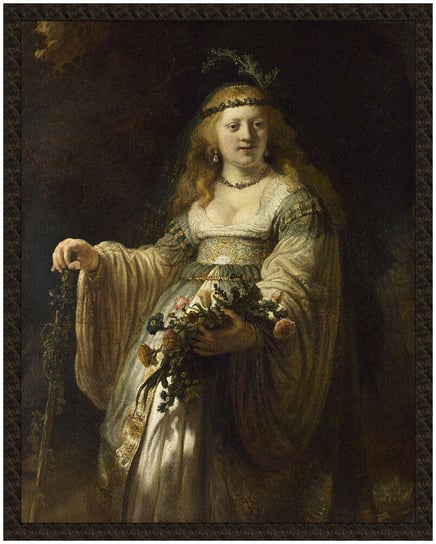 Naszywka Dama w nocy Rembrandt Szyjemy Sztukę