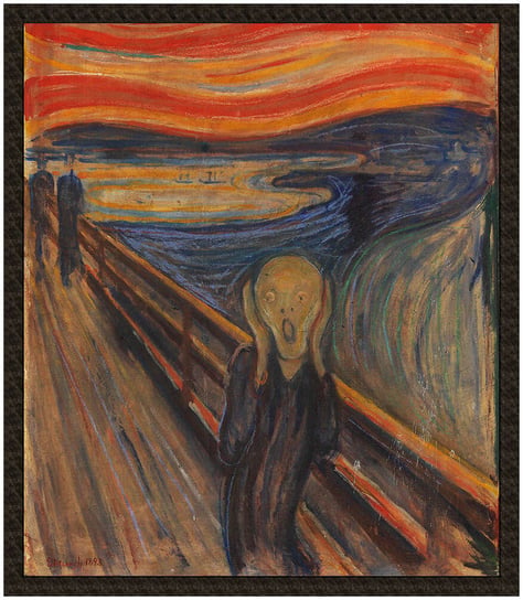 Naszywka Krzyk Edvard Munch Szyjemy Sztukę